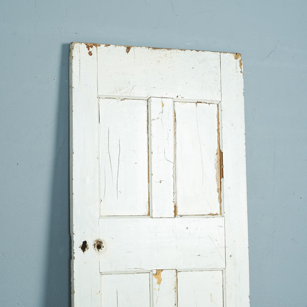 Antique British painted wooden door #63713