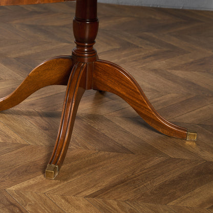 英国 クラシック エクステンション ラウンド ロング ダイニングテーブル