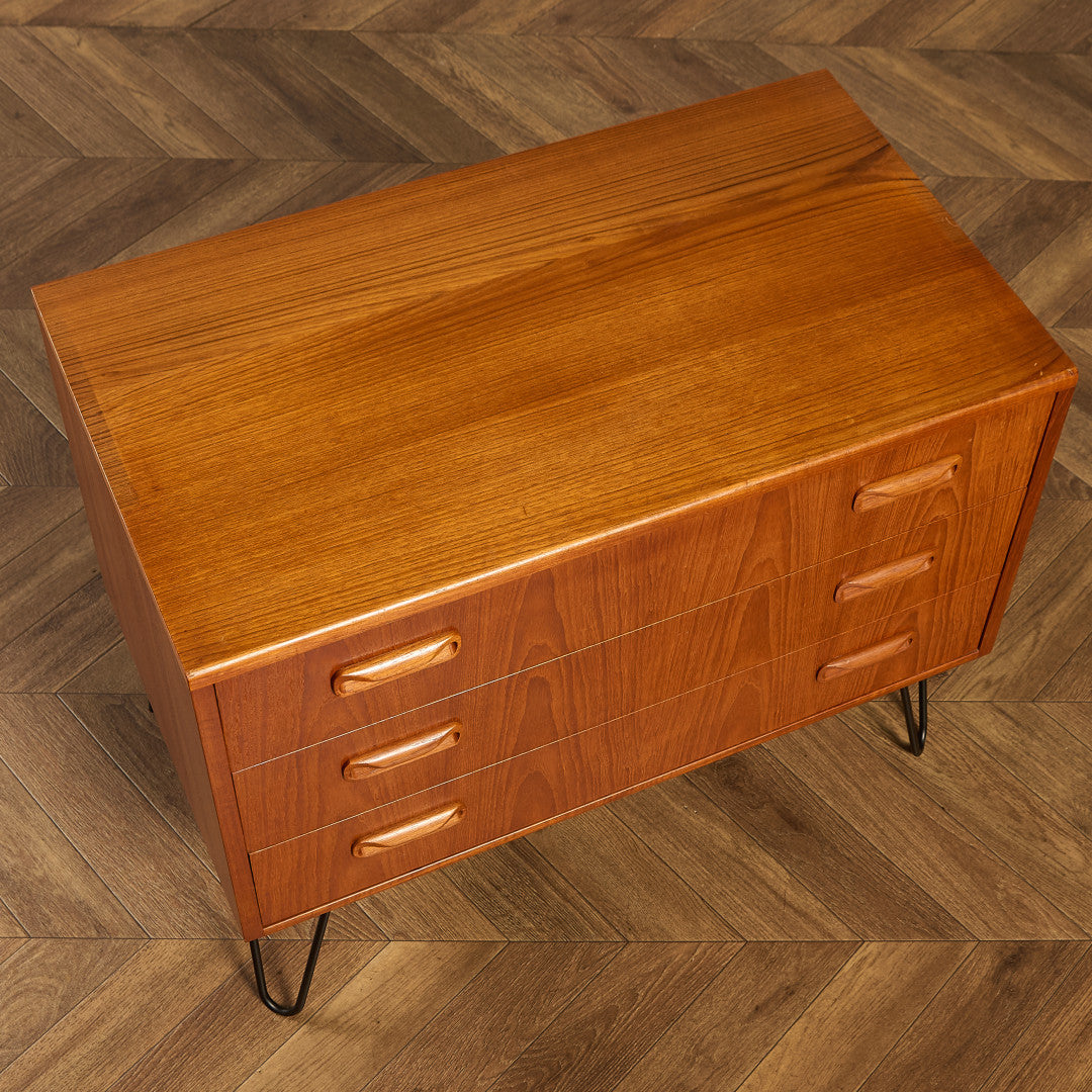 G-PLAN Fresco ヴィンテージ チーク 3段 チェスト アイアンレッグ G-PLAN Fresco ヴィンテージ チーク 3段 チェスト アイアンレッグ