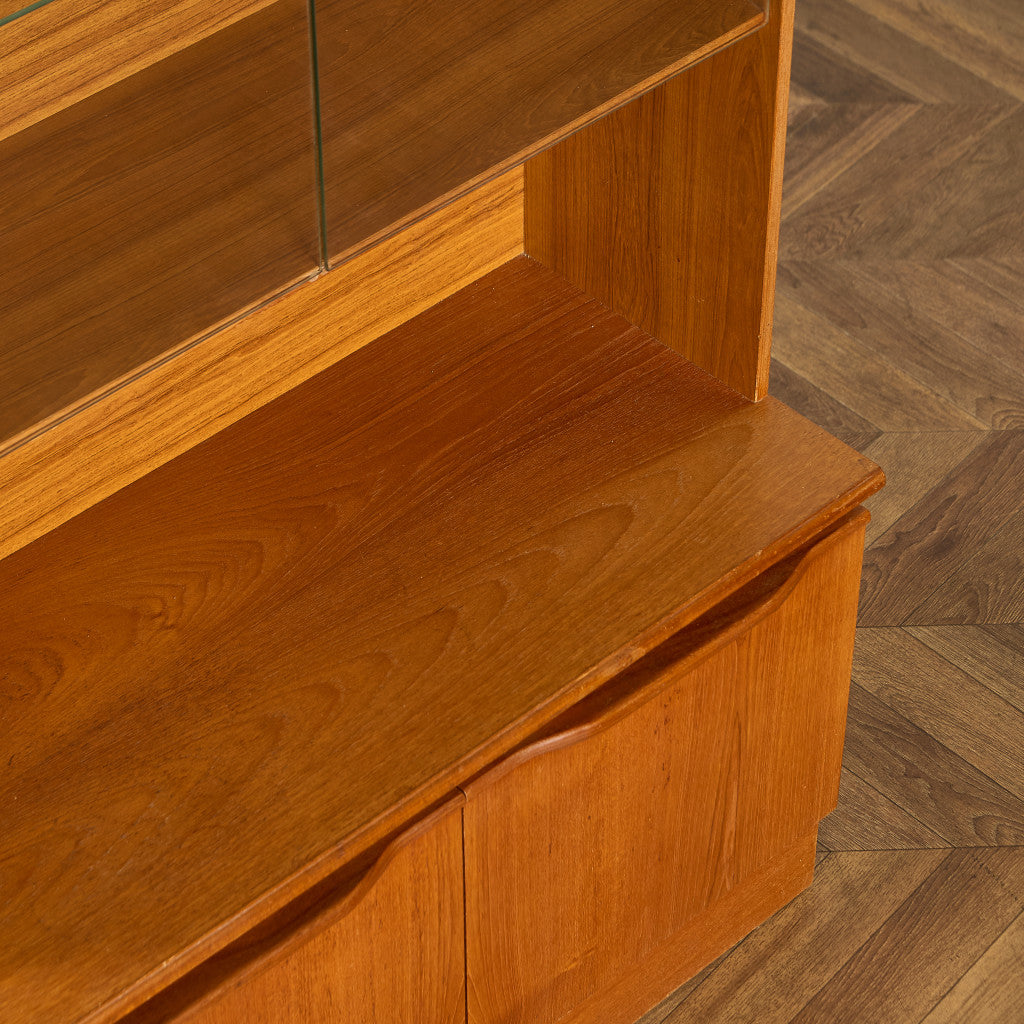 英国 ヴィンテージ ウォールユニット 本棚