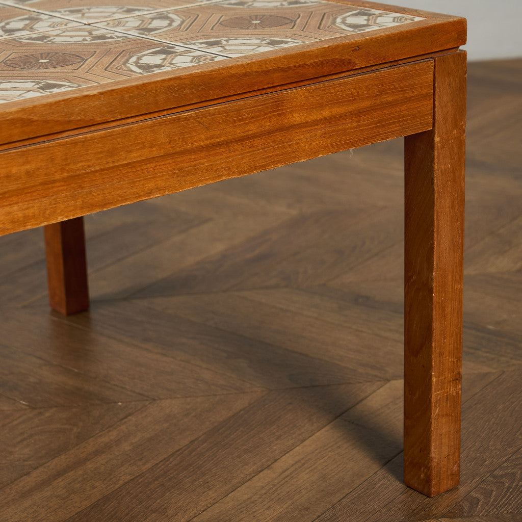 イギリス ヴィンテージ タイルトップ コーヒーテーブル センターテーブル