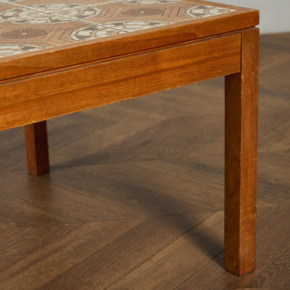 イギリス ヴィンテージ タイルトップ コーヒーテーブル センターテーブル