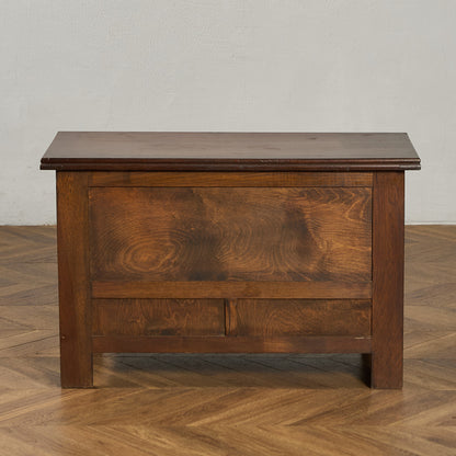 英国 クラシック オーク材 ブランケットボックス