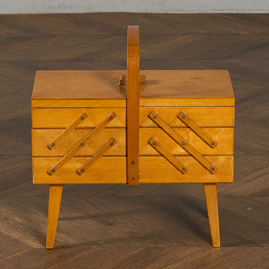 英国 ヴィンテージ ソーイングボックス