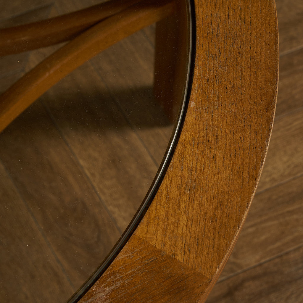 ネイサン Nathan ヴィンテージ ガラストップ センターテーブル #89545