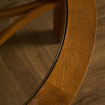 ネイサン Nathan ヴィンテージ ガラストップ センターテーブル #89545