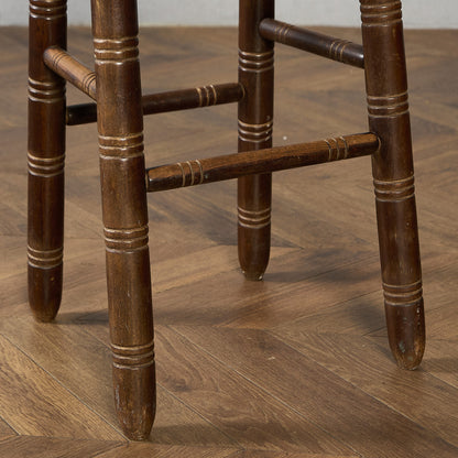 イギリス ヴィンテージ ハイ スツール