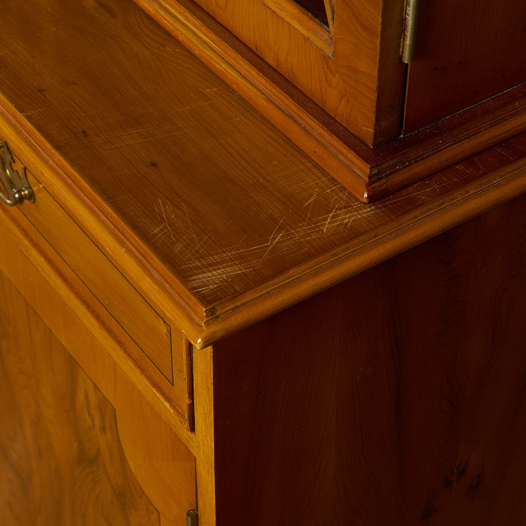 英国 クラシック エドワーディアン ブックケース 食器棚 #90051