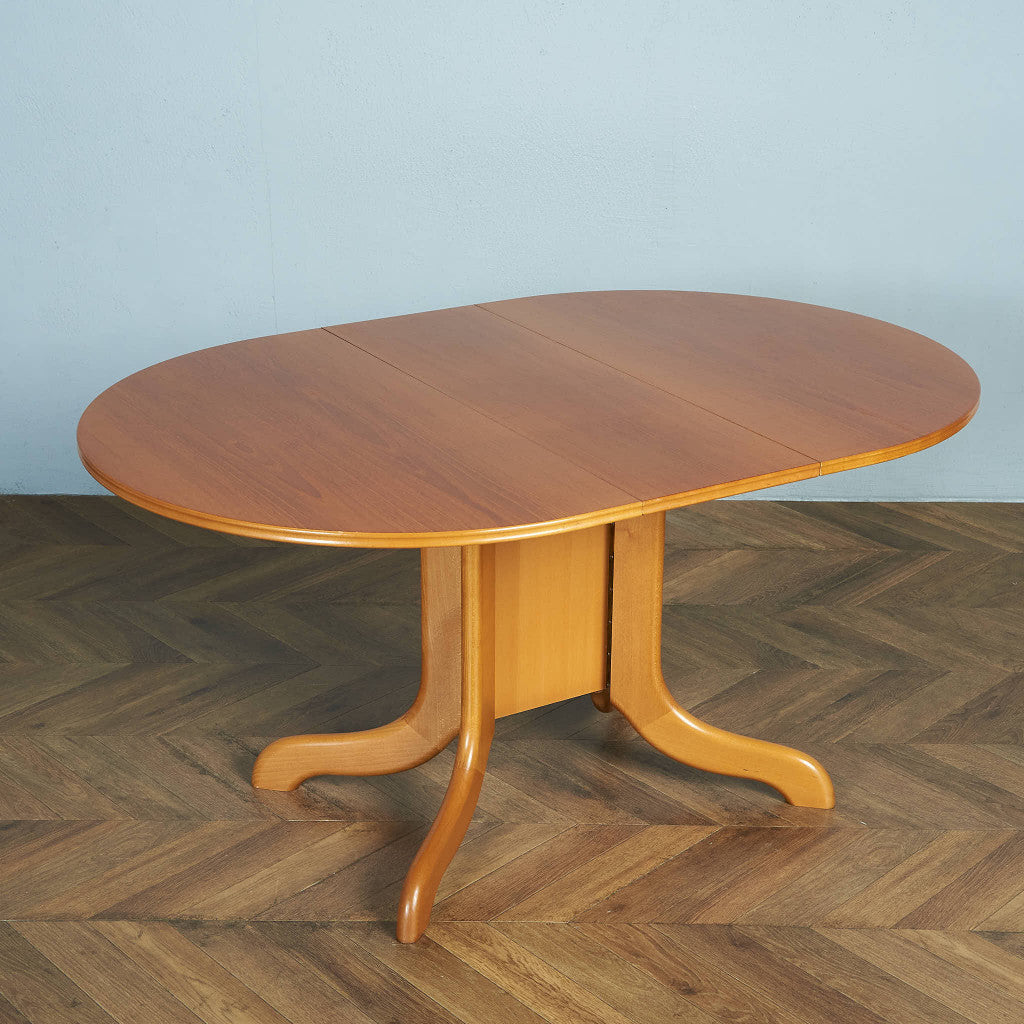 British Vintage Drop Leaf Dining Table #84059