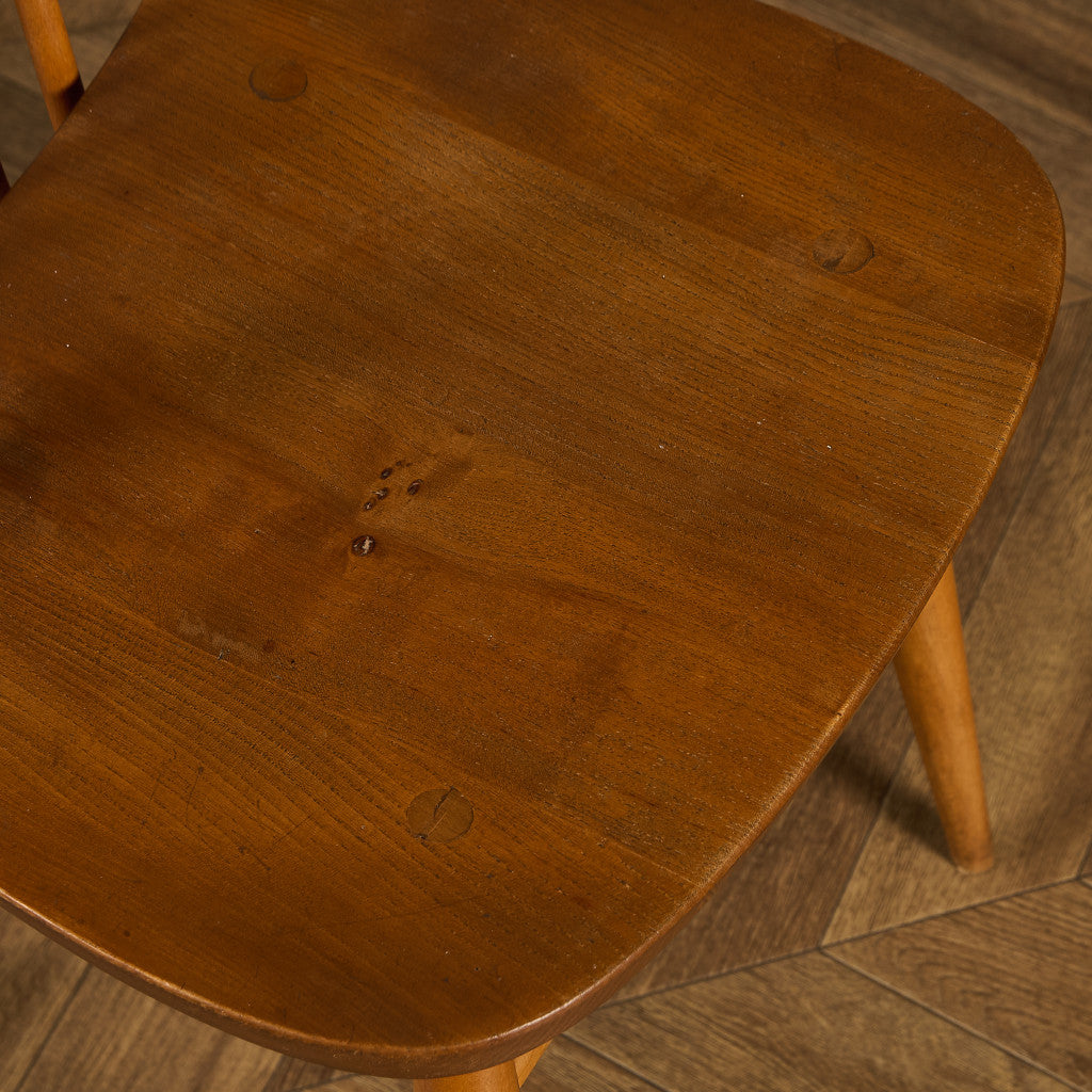 ヴィンテージ スティックバック ハイバックチェア ブルーラベル