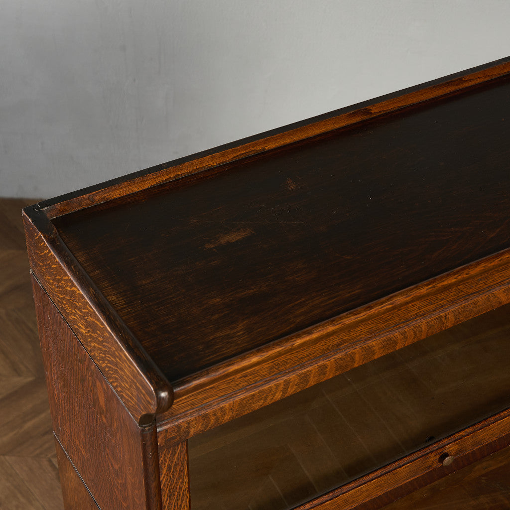 英国 アンティーク スタッキングブックケース 食器棚