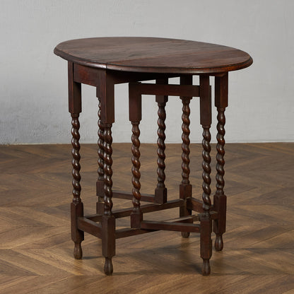 英国 クラシック ドロップリーフ ゲートレッグテーブル #97309