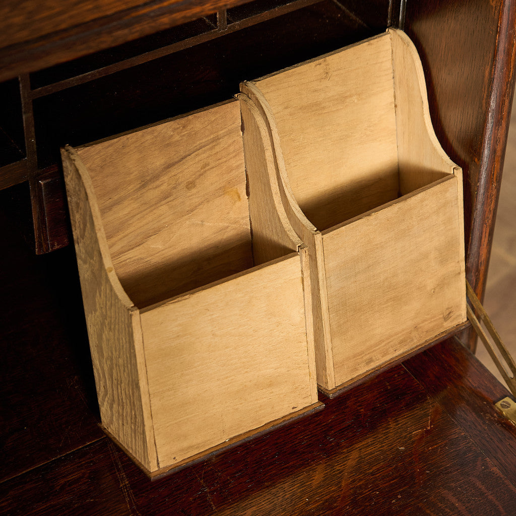 英国 クラシック スタッキング ビューロー ブックケース