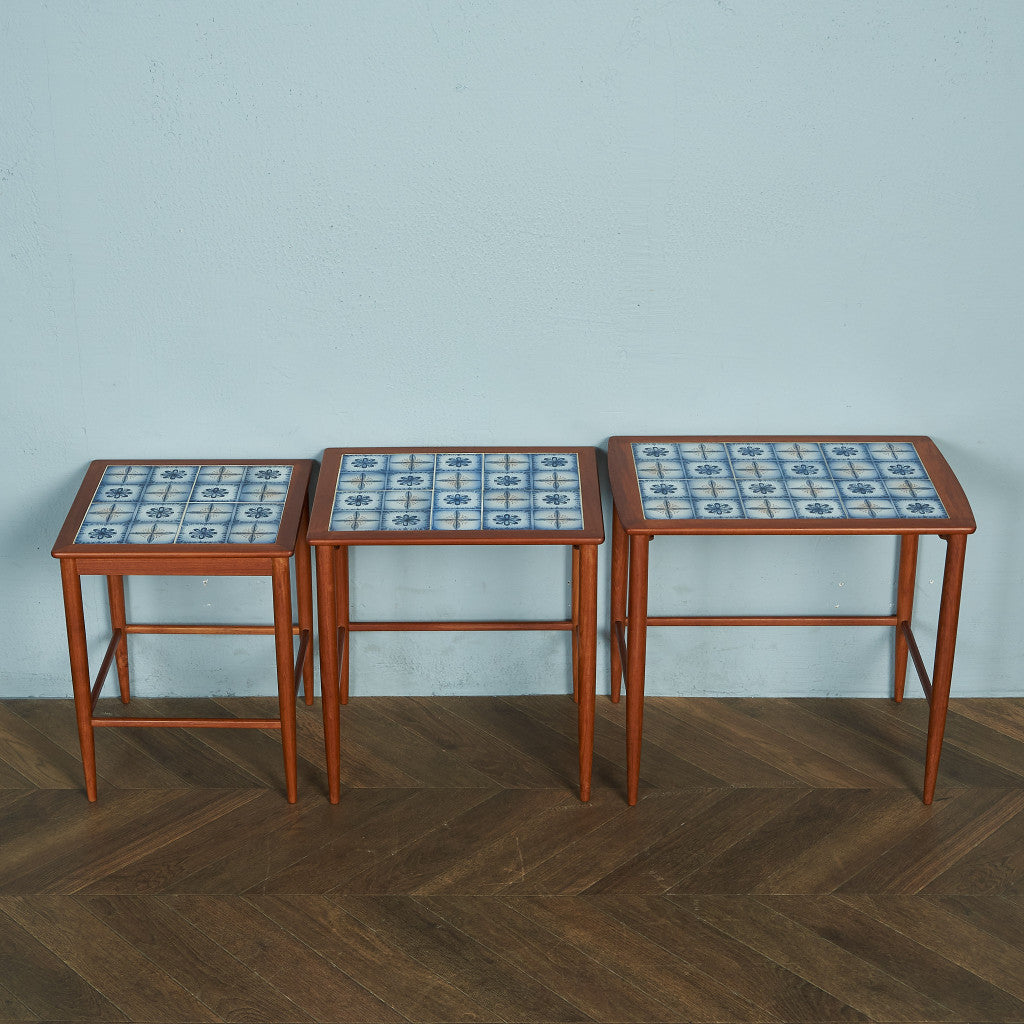 北欧ヴィンテージ タイルトップ ネストテーブル #72166 – camori