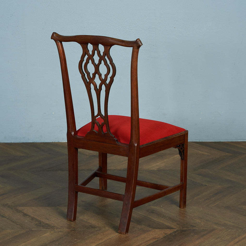 英国クラシック ダイニングチェア / 座面張替え済み (Knoll Textiles)