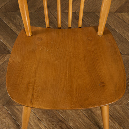 ヴィンテージ スティックバック ハイバックチェア ブルーラベル