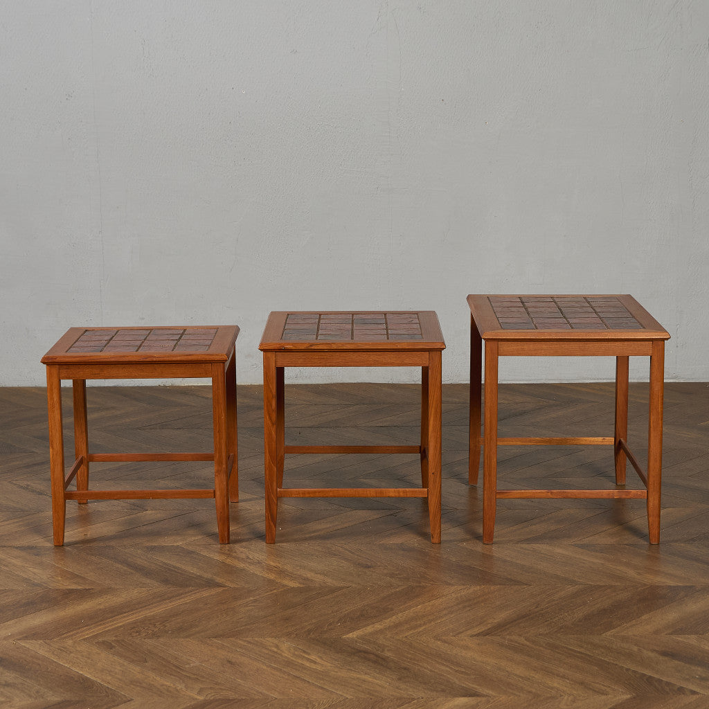 デンマーク タイルトップ ネストテーブル