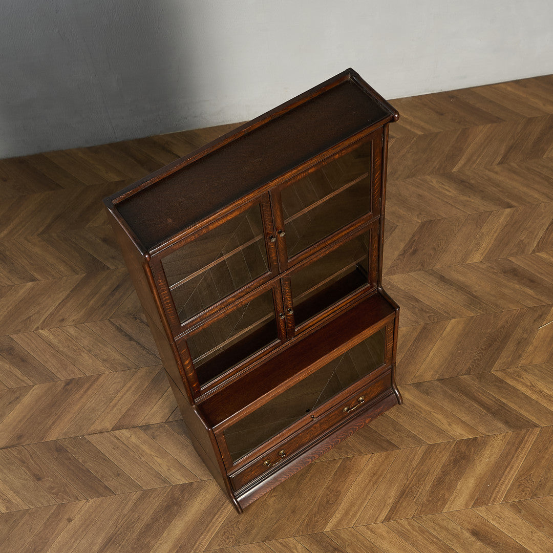 英国クラシック スタッキングブックケース