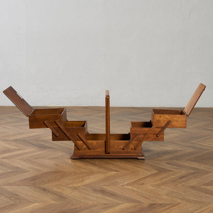 英国 ヴィンテージ ソーイングボックス #95619