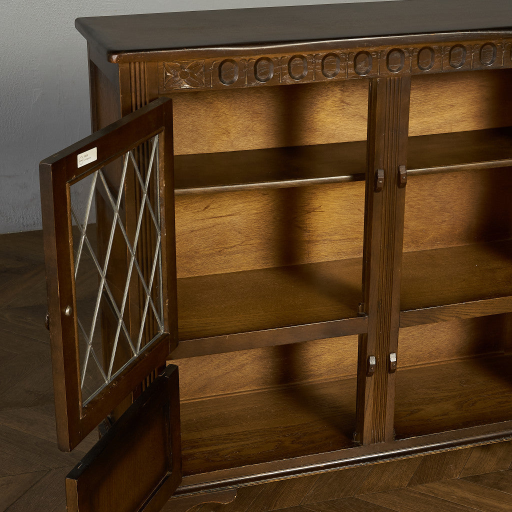 英国 クラシック オーク材 ブックケース #89839