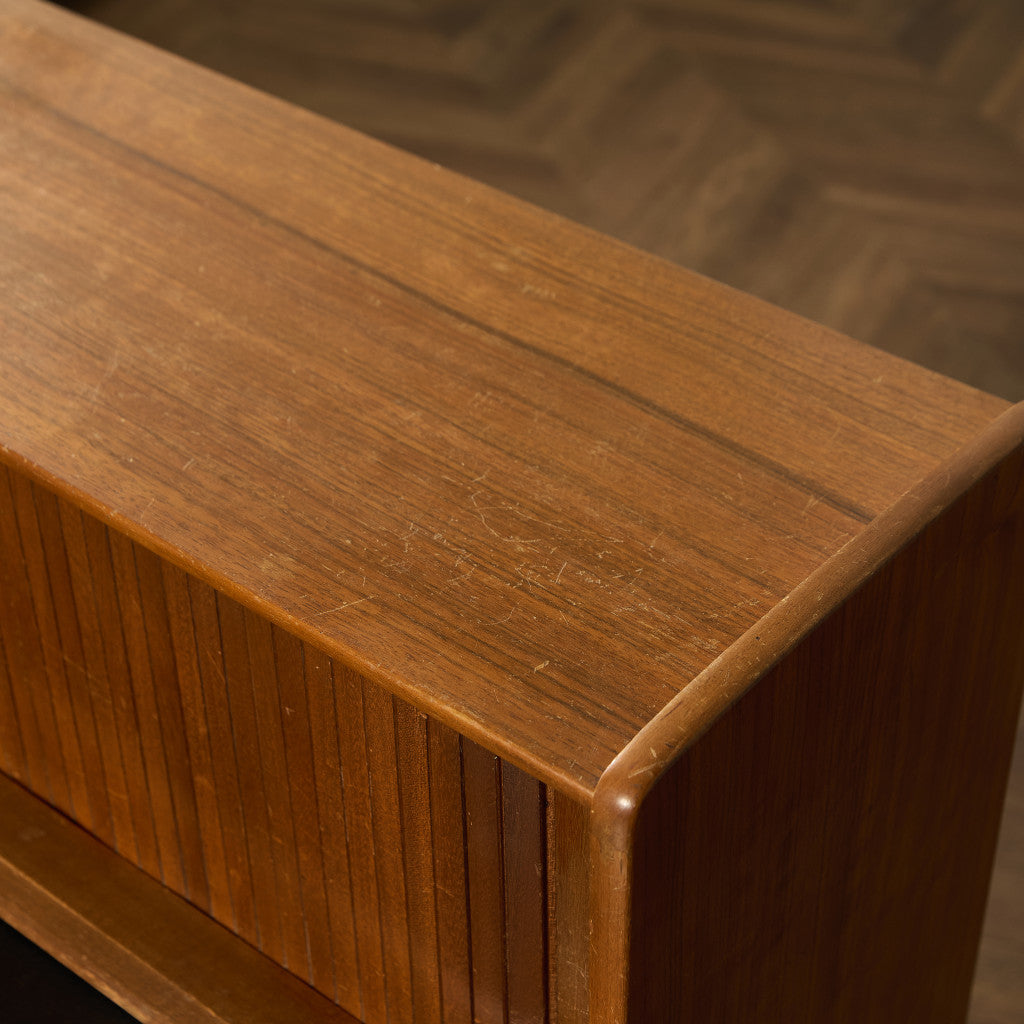 英国 ヴィンテージ 蛇腹扉 ライティングビューロー