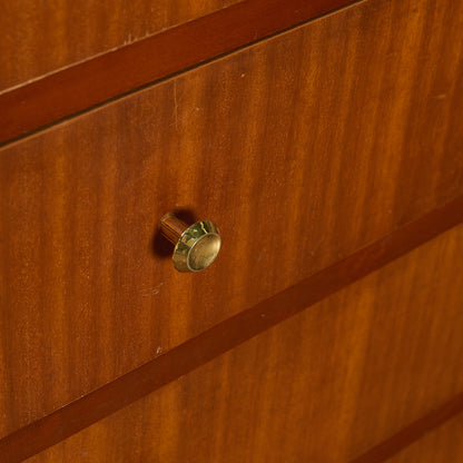 英国 ヴィンテージ 6段 トール チェスト