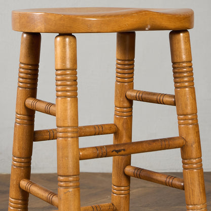 イギリス ヴィンテージ ハイ スツール