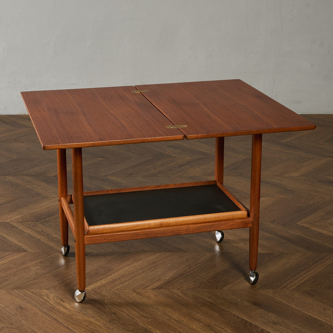 87942★英国 ヴィンテージ トロリー ワゴン ドロップリーフ キッチンワゴン 87942☆英国 ヴィンテージ トロリー ワゴン ドロップリーフ