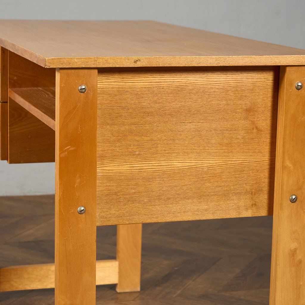 英国 ヴィンテージ 片袖 デスク