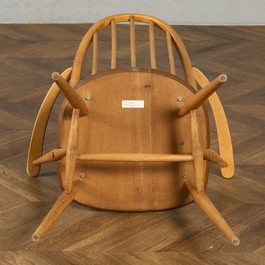 アーコール ERCOL ヴィンテージ クエーカー アームチェア ブルーラベル #89765