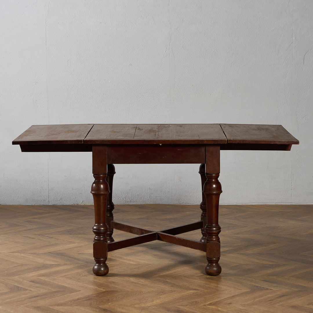 イギリス クラシック 拡張式 ダイニングテーブル