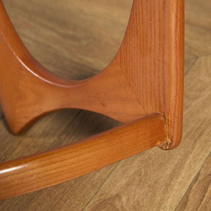 ヴィンテージ ガラストップ ネスト コーヒーテーブル