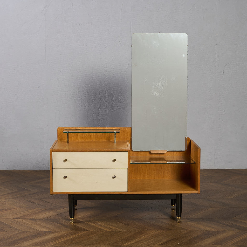 Chinese white ヴィンテージ ドレッシングチェスト 初期ゴールドラベル