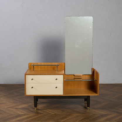 Chinese white ヴィンテージ ドレッシングチェスト 初期ゴールドラベル