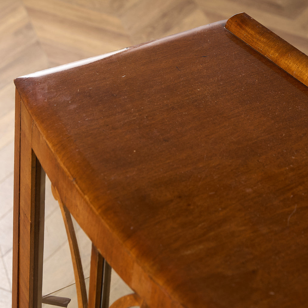 英国 クラシック ディスプレイ ガラス キャビネット