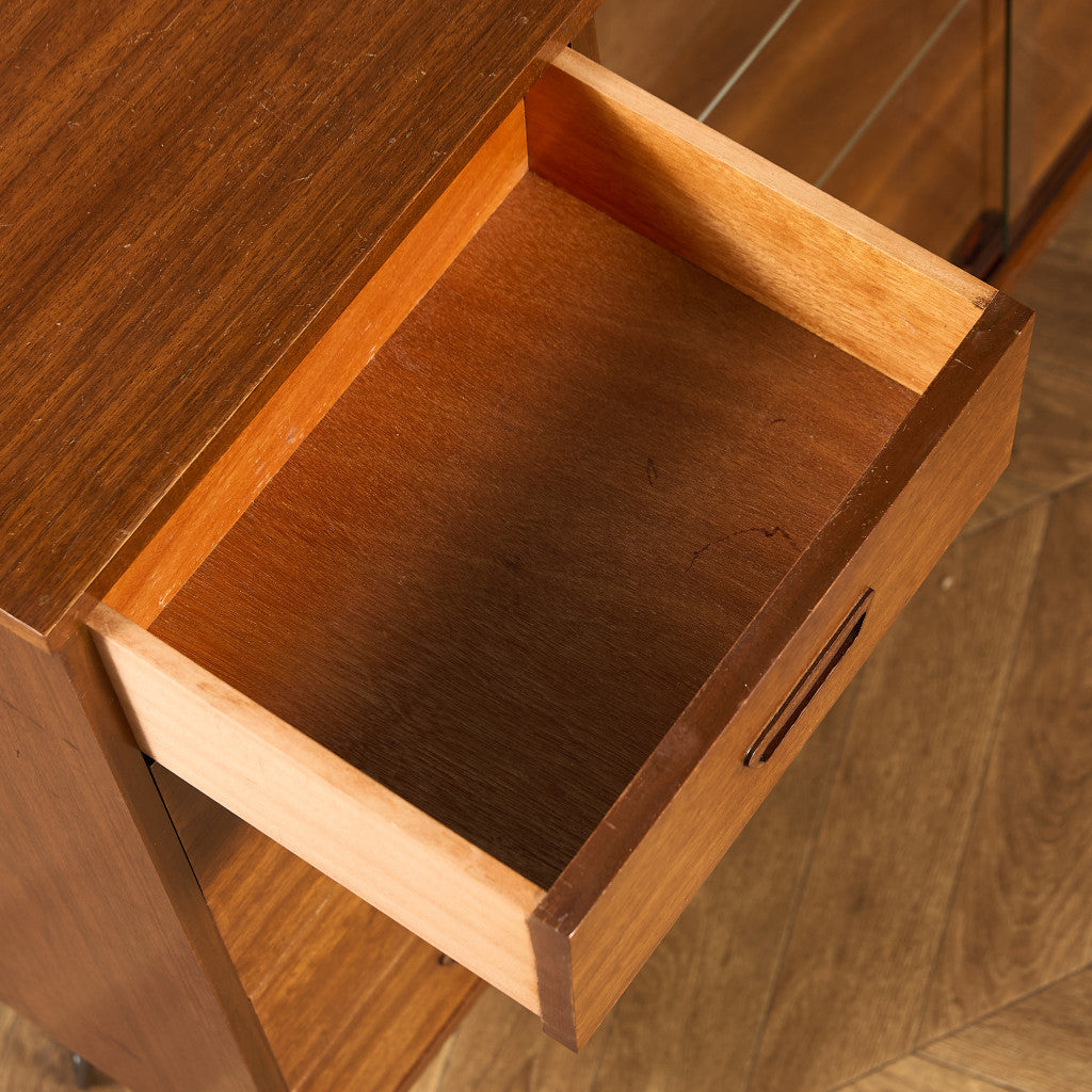 ヴィンテージ ガラスブックケース カスタム アイアン ヘアピンレッグ