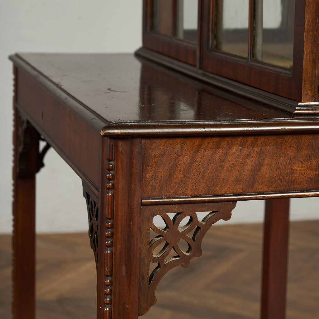 英国 クラシック ディスプレイ ガラス キャビネット #91846