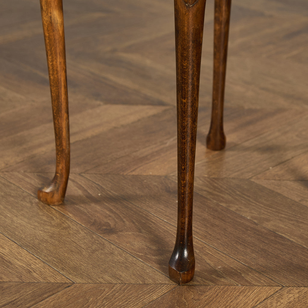 英国 クラシック ガラストップ ネストテーブル