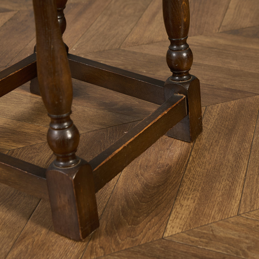 英国 クラシック ターントップ ドロップリーフ サイドテーブル #94264