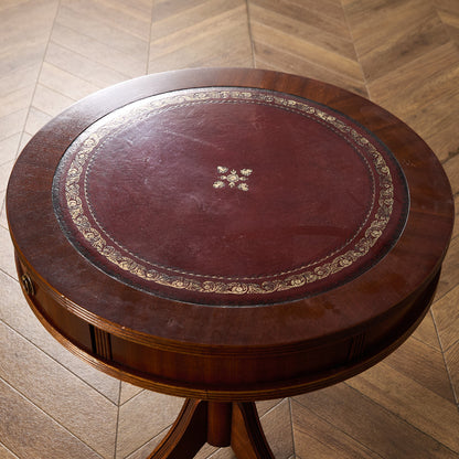 英国 クラシック リージェンシー様式 ドラムテーブル #97308