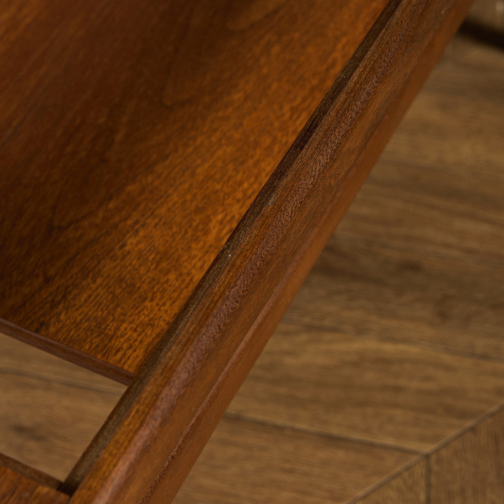 ロングジョン ヴィンテージ ガラストップ コーヒーテーブル