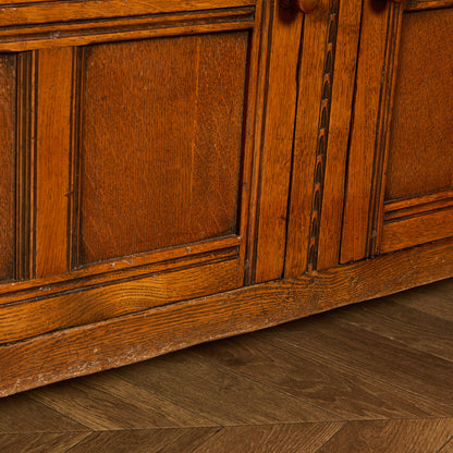 Pratts オーク材 ウェルシュドレッサー カップボード