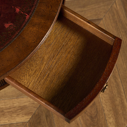 英国 クラシック リージェンシー 様式 ドラムテーブル