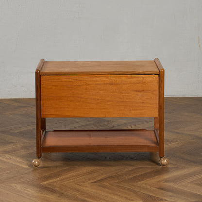 英国 ヴィンテージ ドロップリーフ トロリーワゴン