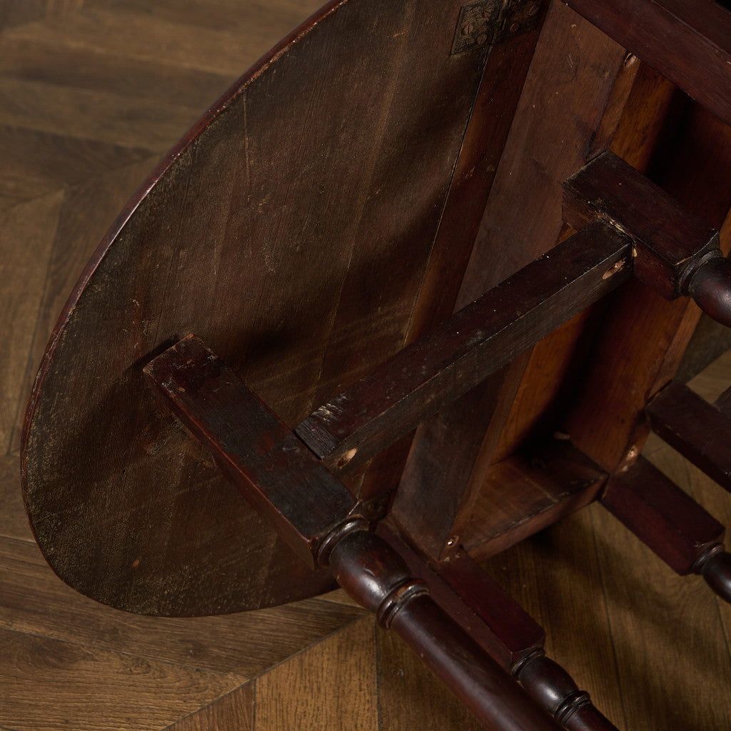 英国 クラシック ドロップリーフ ゲートレッグテーブル