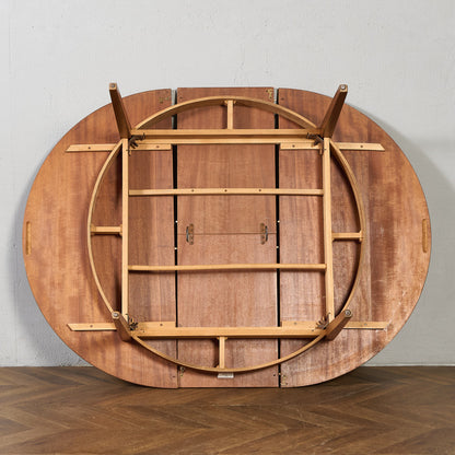 英国 ヴィンテージ ラウンド ダイニングテーブル #89660