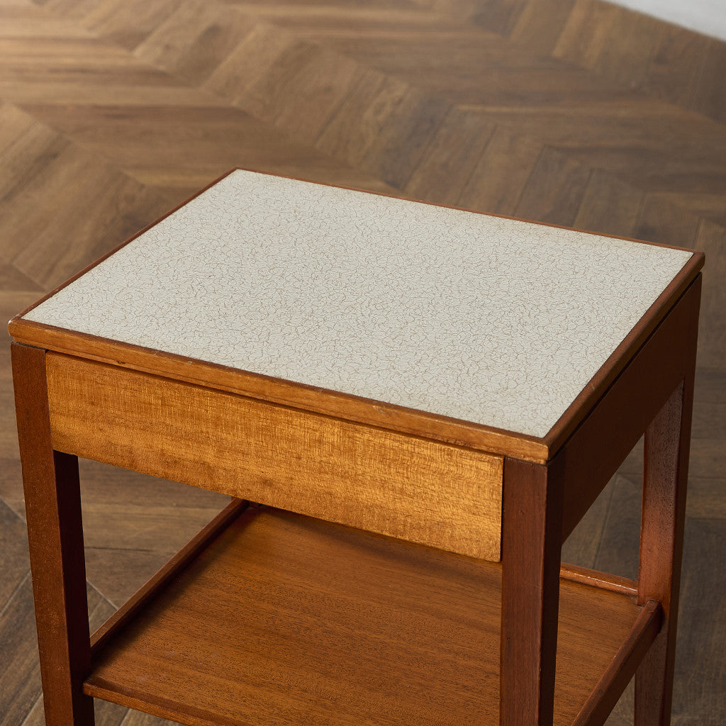 英国 ヴィンテージ サイド キャビネット サイドテーブル #96612