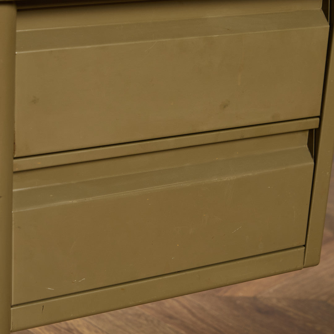 ベルギー ヴィンテージ 片袖 デスク