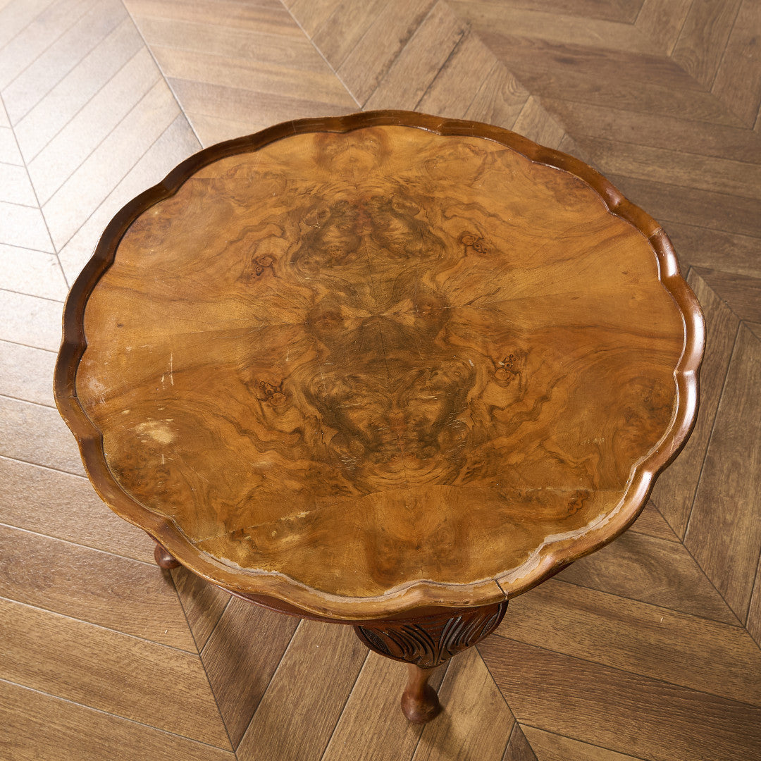 英国 クラシック クイーンアン様式 ラウンド センターテーブル ローテーブル