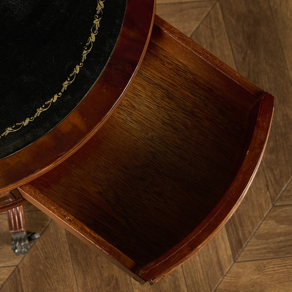 英国 クラシック リージェンシー様式 ドラムテーブル #97362